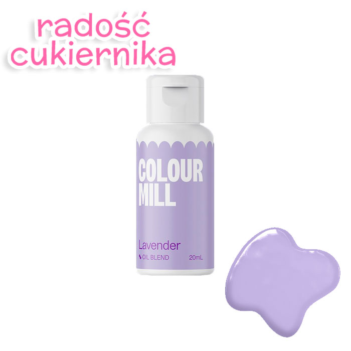 картинка Barwnik spożywczy olejowy Colour Mill Lawendowy, 20 ml  