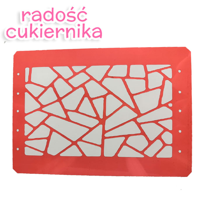 Szablon "Wzór №8" 24х15 cm, 1 szt 