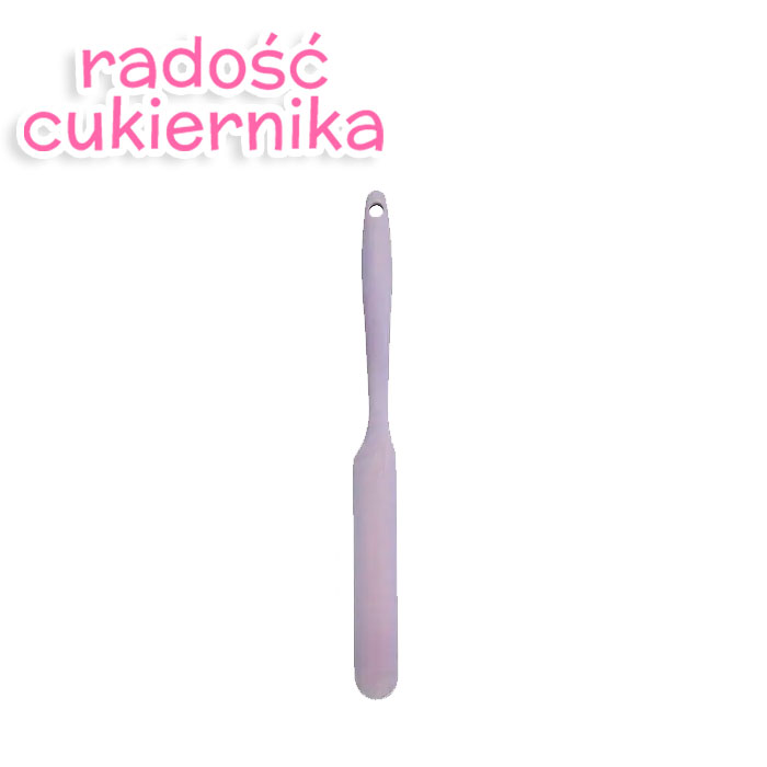 Łopatka silikonowa jednoczęściowa, 24 cm, сolor mix 