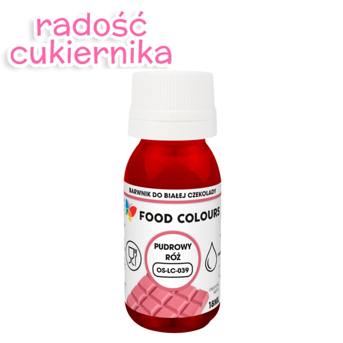 картинка Barwnik do czekolady 18 ml "Food Colours",pudrowy różowy 