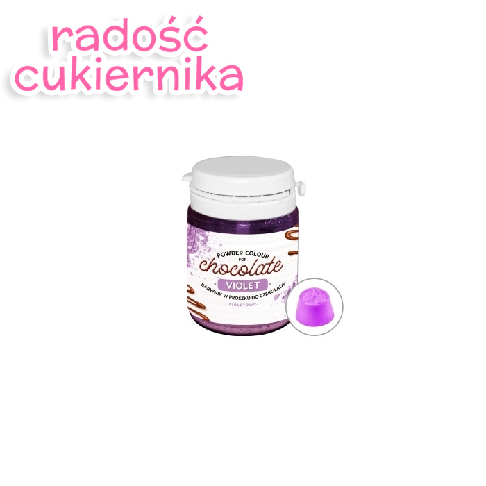 картинка Barwnik spożywczy do czekolady, 10g fiolet 