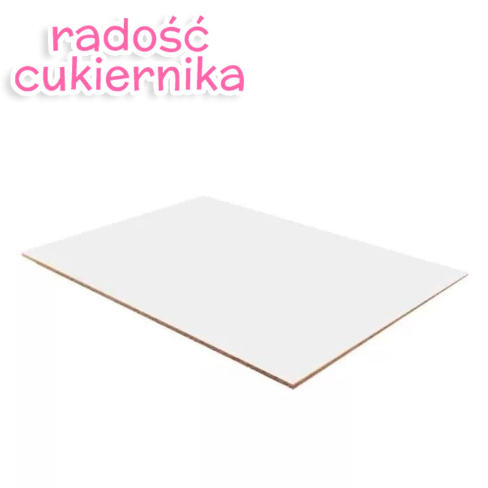  Podkład kwadratowy MDF do tortu 30 x 40 cm, 1szt 