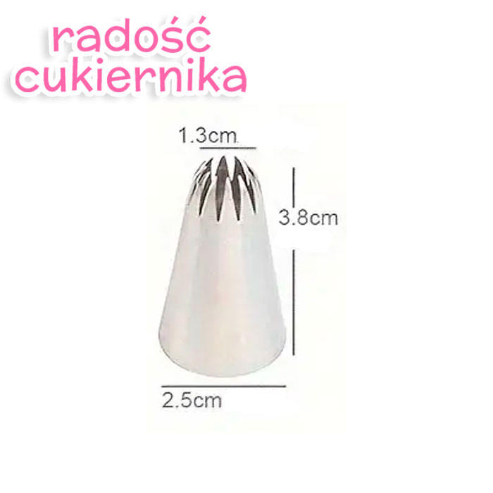 Tylka stal nierdzewna do kremu № Е12 