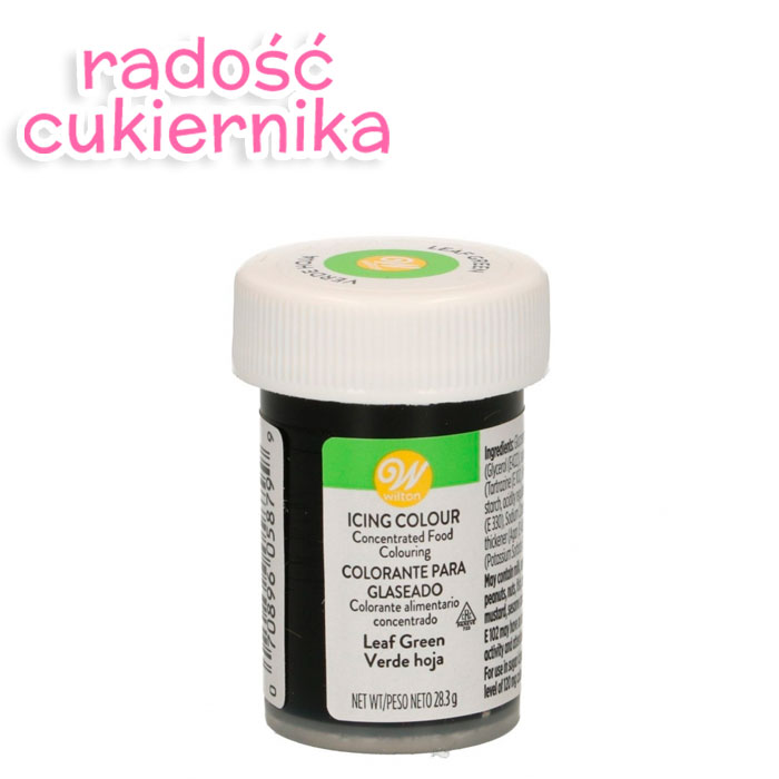 Barwnik spożywczy w żelu Wilton zieleń liści, 28 g 