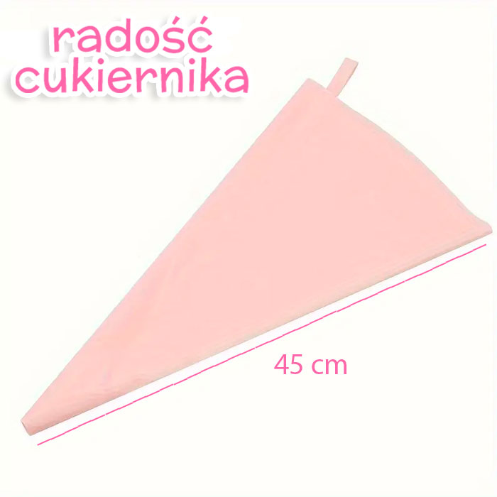 Rękaw cukierniczy silikonowy 45 cm, 1szt 