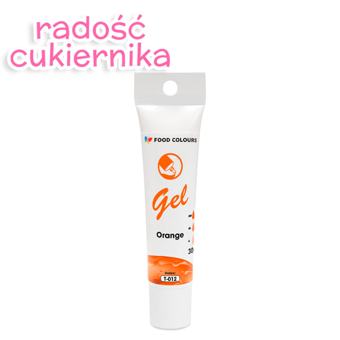 Barwnik spożywczy gel w tubce Food Colours orange, 30 g 