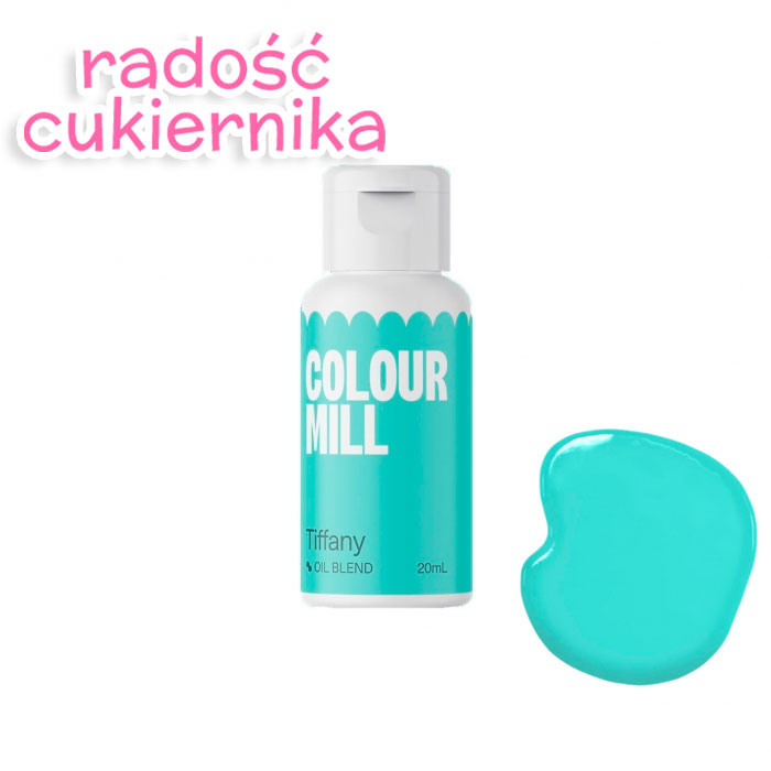 картинка Barwnik spożywczy olejowy Colour Mill niebieski Tiffany, 20 ml  