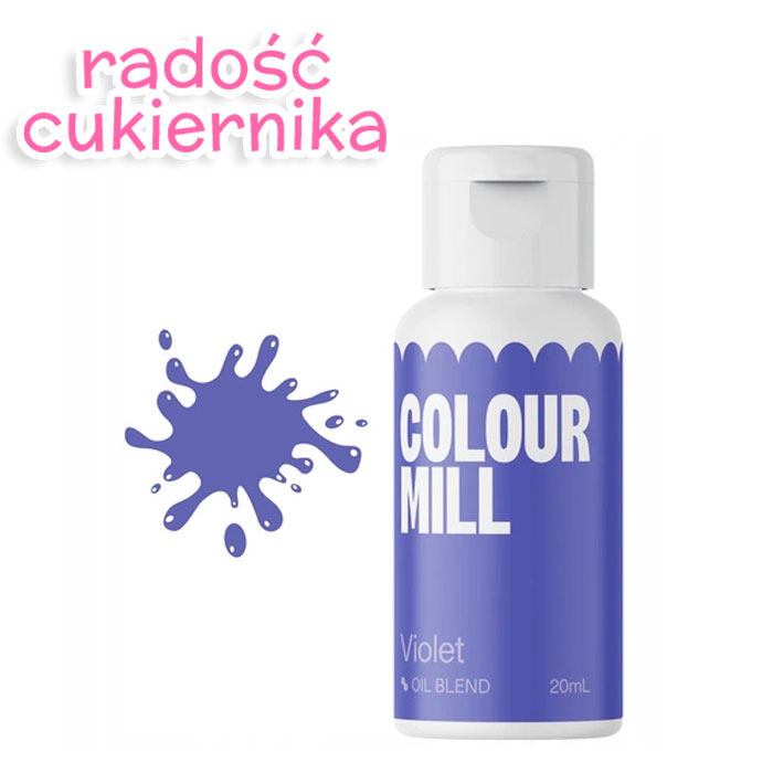 картинка Barwnik spożywczy olejowy Colour Mill Violet, 20 ml  