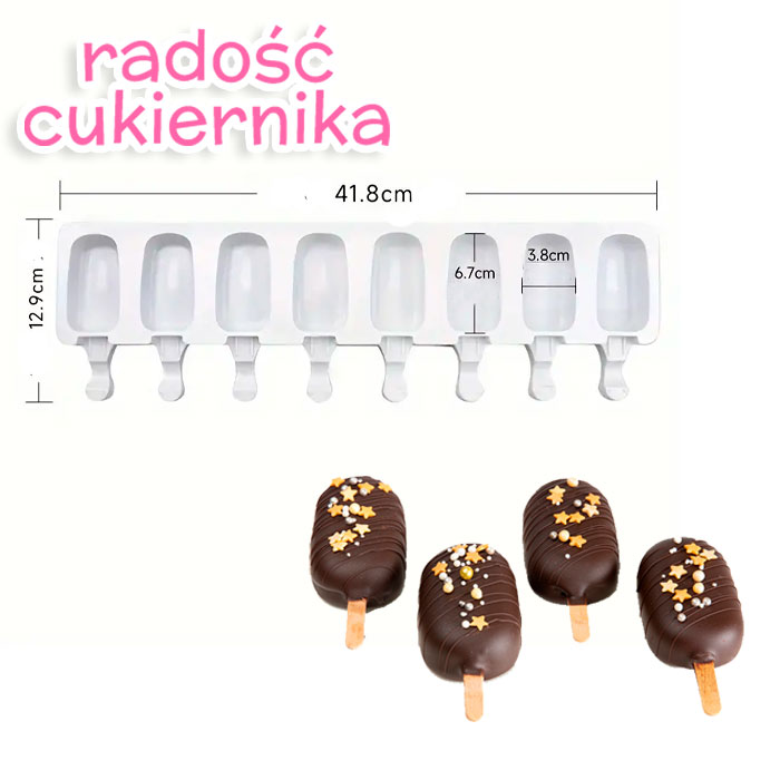 Silikonowa forma "Eskimo" 8 komórek