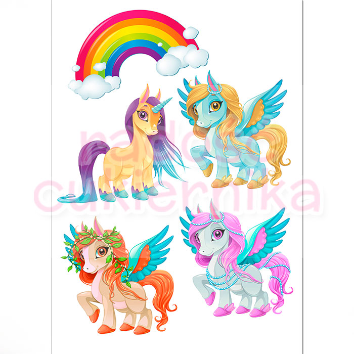 Opłatek na tort "My Little Pony №2"  