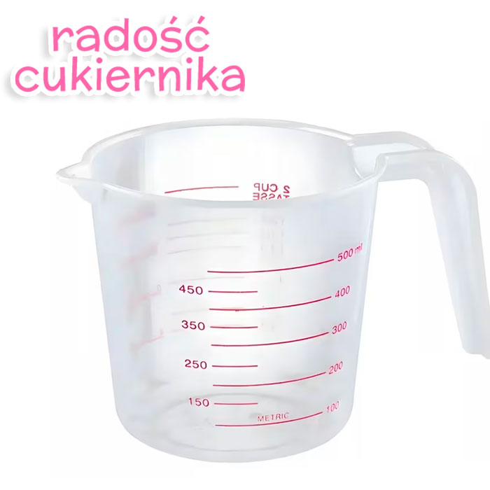 Miarka kuchenna 500 ml z uchem 