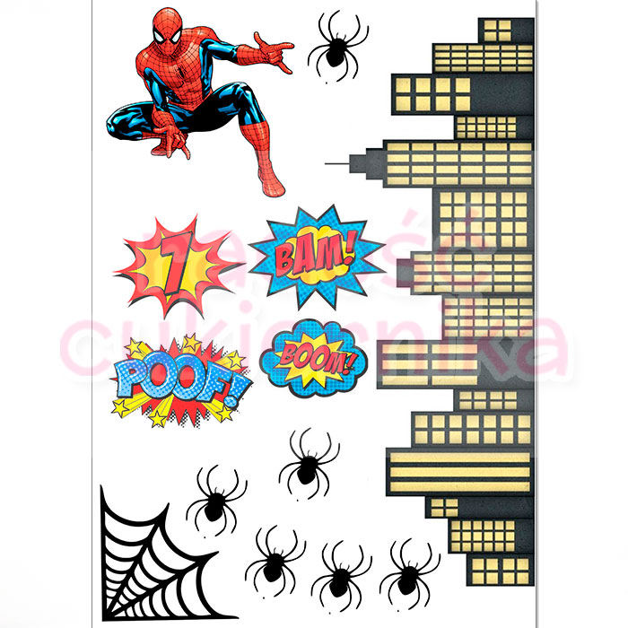 Opłatek na tort "Spiderman №3"  