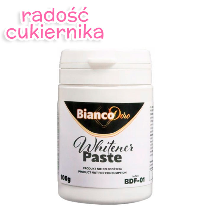 Pasta wybielająca Food Colours 100 g do dekoracji whitenes paste  