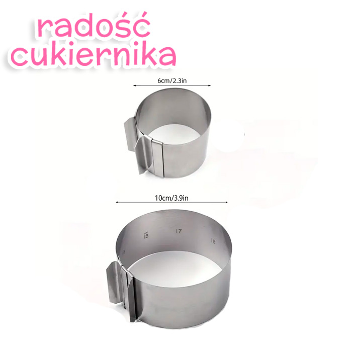 Rant okrągły śr.6-10 cm, h 5 cm