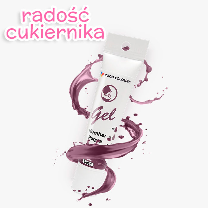 Barwnik spożywczy gel w tubce Food Colours heather purple, 30 g 