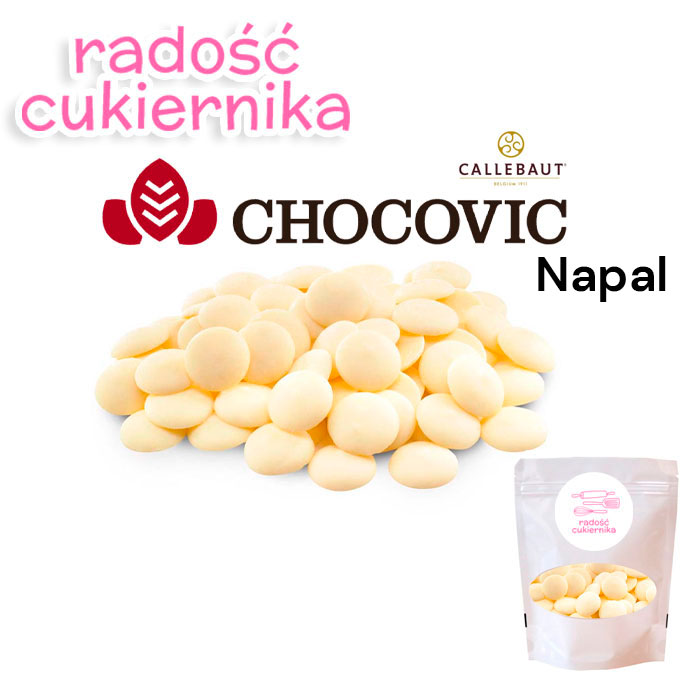 Biała czekolada Chocovic Napal 29,6%, 100 g 