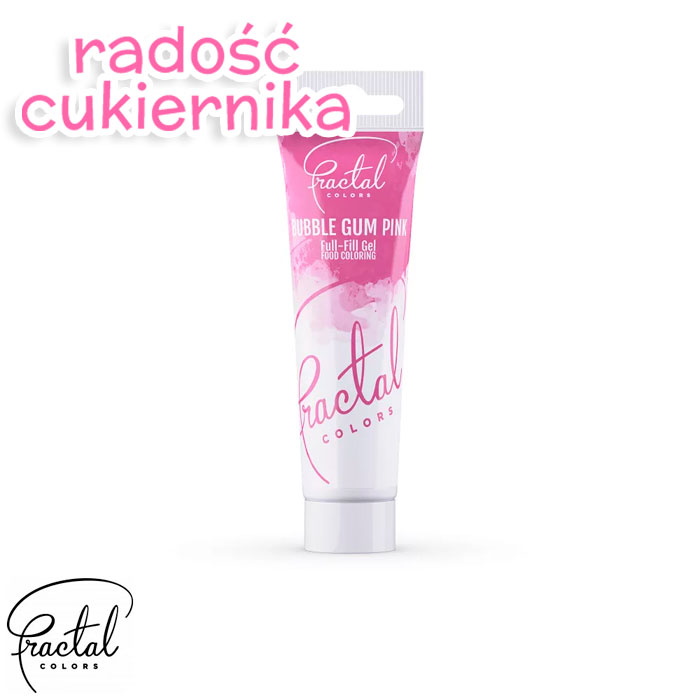 Barwnik spożywczy w żelu Fractal Bubble Gum Pink 30 g 
