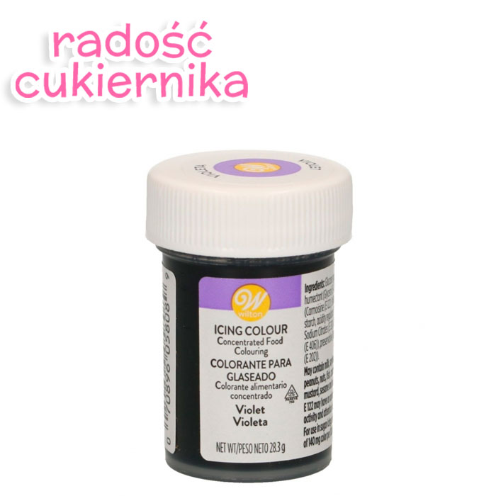 Barwnik spożywczy w żelu Wilton violet fioletowy, 28 g 