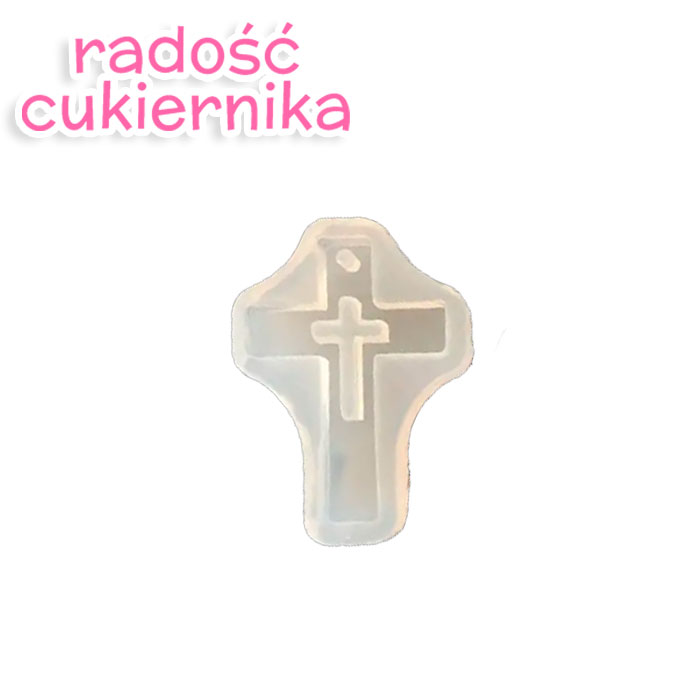 Forma silikonowa "Krzyżyk 2" 6 cm 