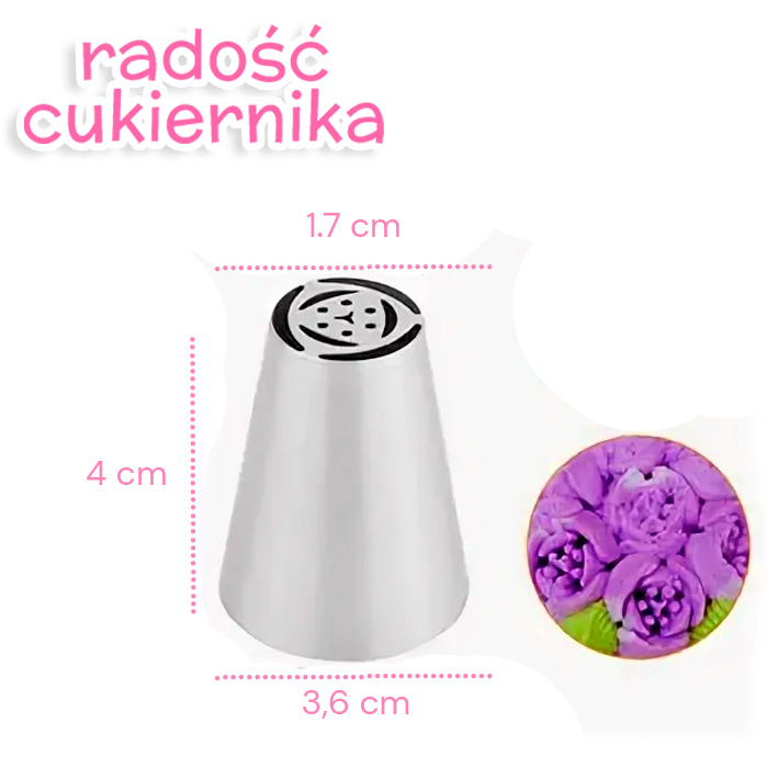 Tylka końcówka "Tulipan" №2 
