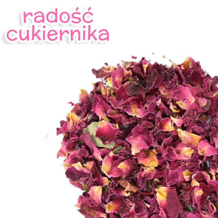 Suszone płatki róży jadalne, 15 g 