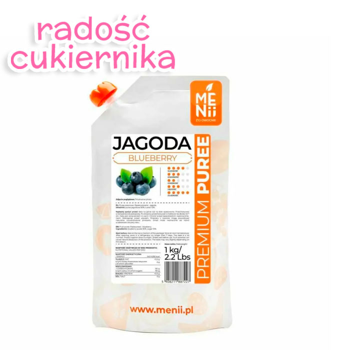 Puree Premium Jagoda "Menii", 1 kg 