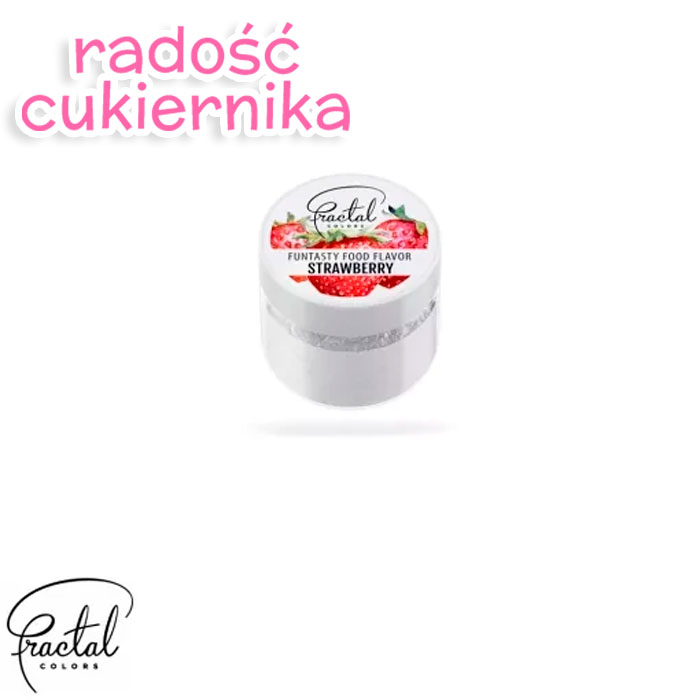 Aromat spożywczy w proszku Funtasty Fractal Truskawkowy 30 g 