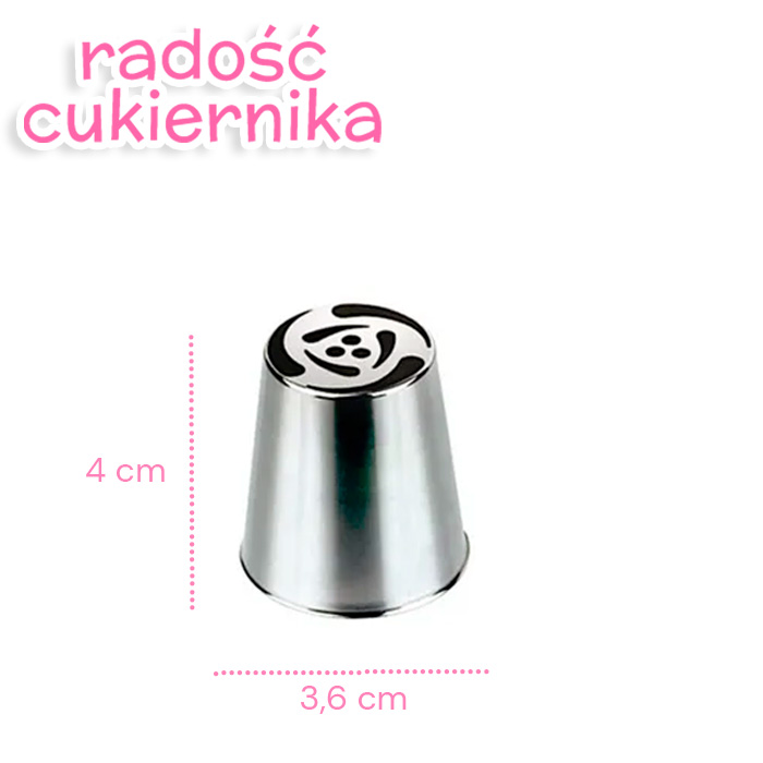 Tylka końcówka "Tulipan" №3 
