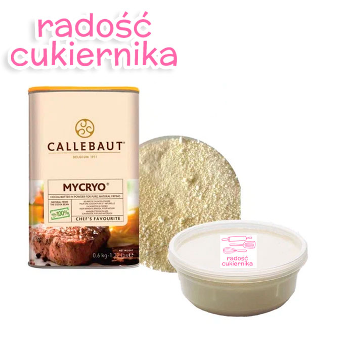 Masło kakaowe Mycryo Callebaut w proszku, 50 g 