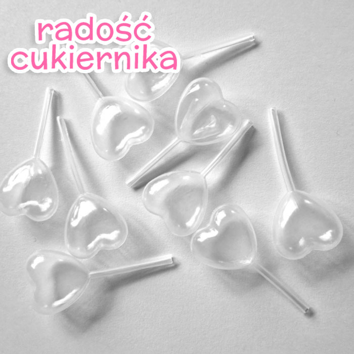 Pipetki serce 4 ml, 25 szt 