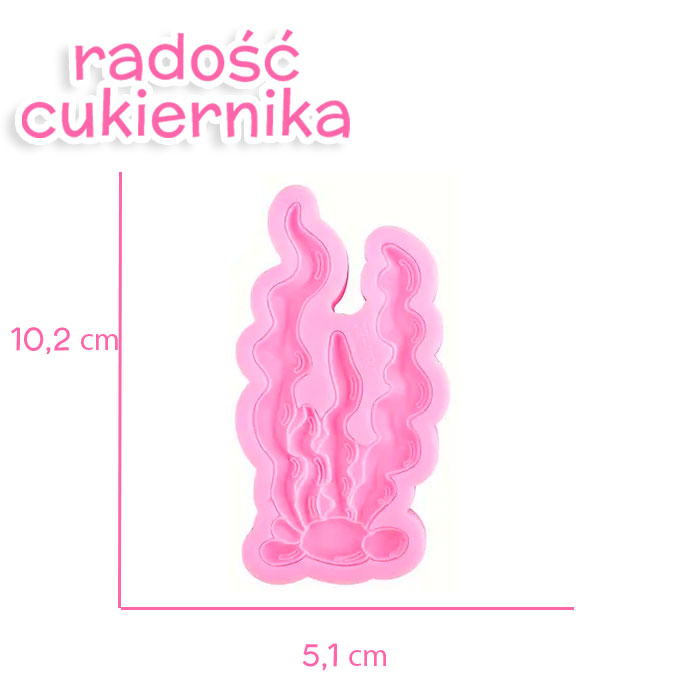 Forma silikonowa Wodorost, 10,2 x 5,1 cm 