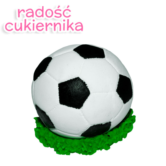Figurka cukrowa Piłka nożna duża 