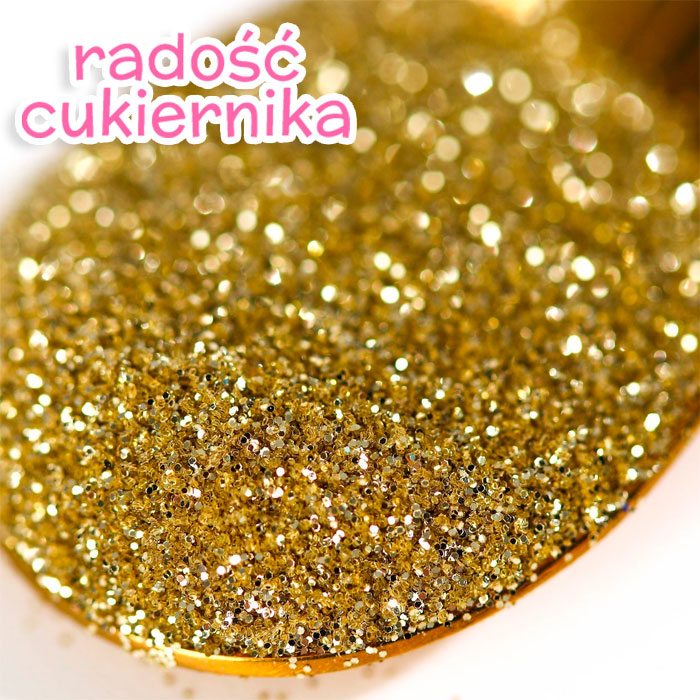 Brokat spożywczy, złoty, duża frakcja, 5 g