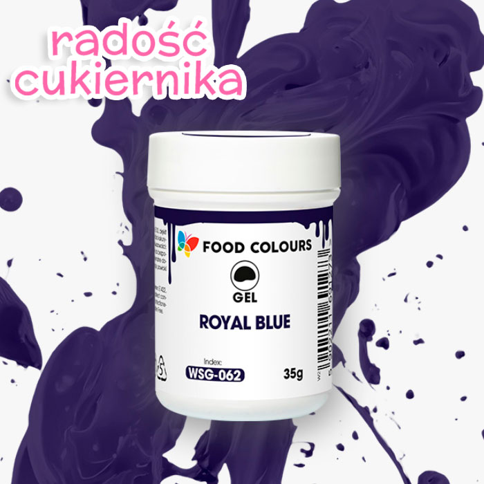 Barwnik w żelu Food Colours Power Gel 35 g, royal blue 