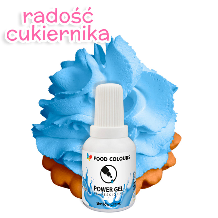 Barwnik w żelu Food Colours Power Gel 20 g, błekit  