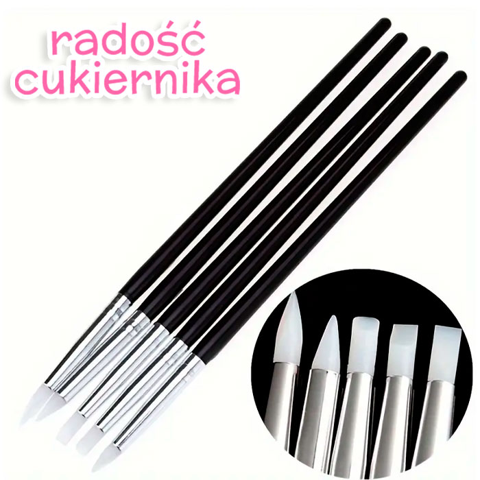 Zestaw narzędzi do dekorowania, 5 sztuk 