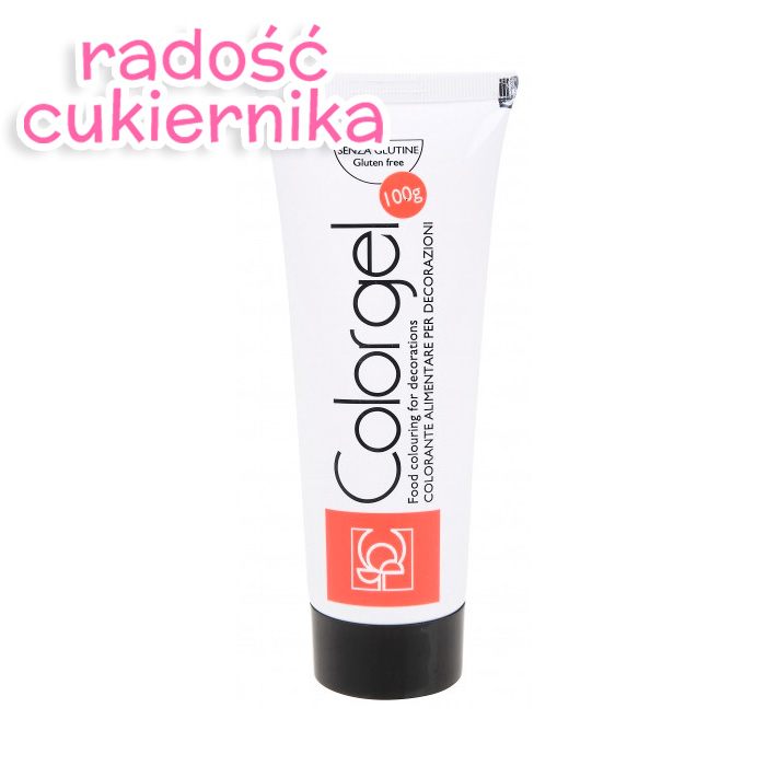 Barwnik spożywczy w żelu cukierkowy czarny tubka, 100 g 