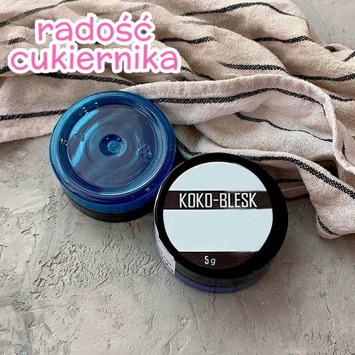 Gęsty pigment NEON Aksamitny niebieski matowy, Koko-Blesk, 5 g 