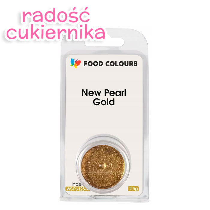 Barwnik spożywczy złoty New Pearl Gold, Food Colours 2,5 g