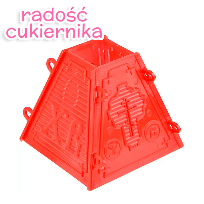 Plastikowa forma do przygotowania paschy twarogowej 10,5 cm 