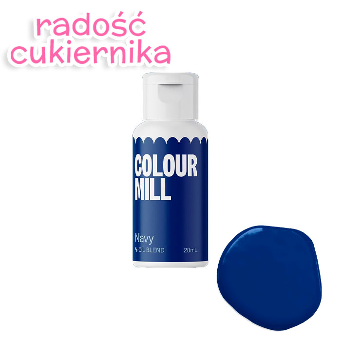картинка Barwnik spożywczy olejowy Colour Mill Navy 20 ml  
