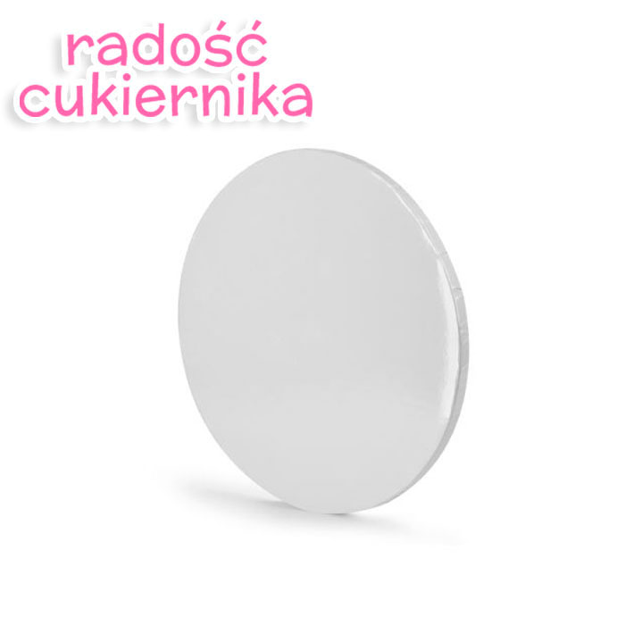  Podkład pod tort Modecor gruby biały śr.40 cm, 1szt (Towar gabarytowy!Możliwa dopłata za transport) 