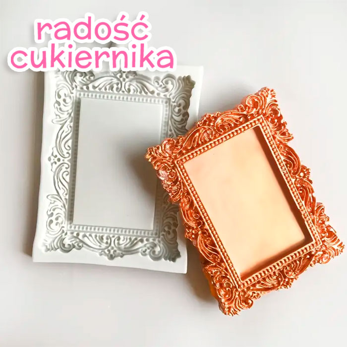 Forma silikonowa Ramka, 12 x 7,8 cm 