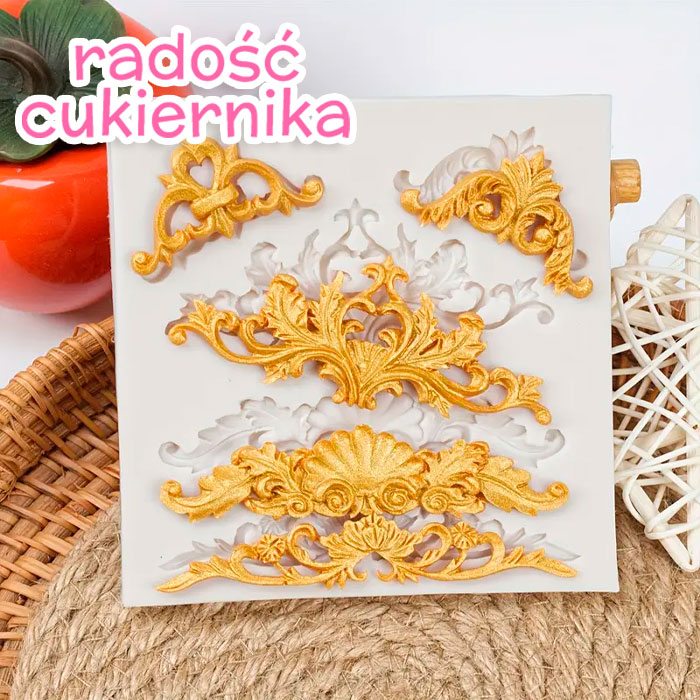 Forma silikonowa "Wzory", 11 х 10,5 cm 