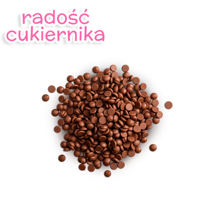 Krople termostabilne 29% mleczna czekolada Veliche, 500 g 