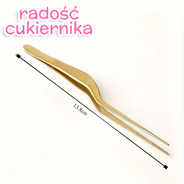 Pęseta kulinarna, 13,8 cm 