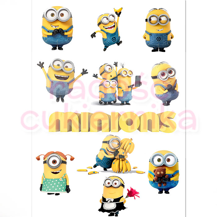Opłatek na tort "Minionki №1"  