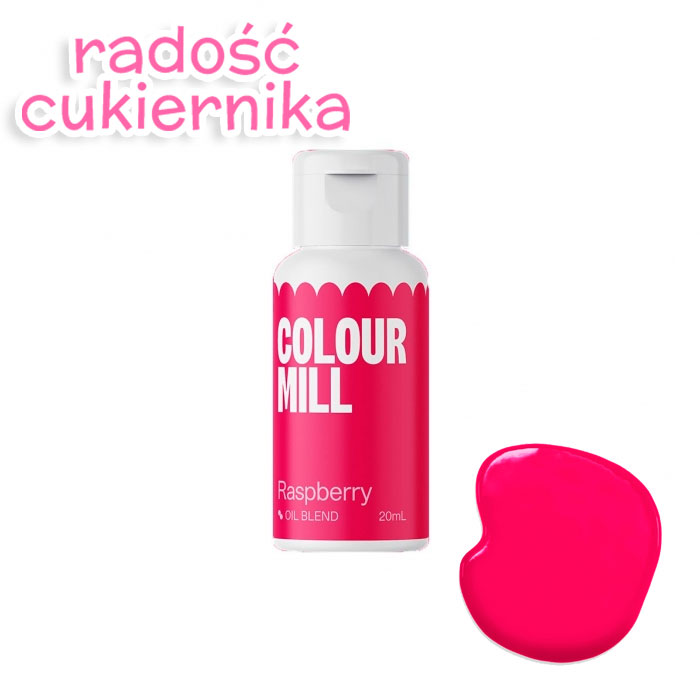 картинка Barwnik spożywczy olejowy Colour Mill różowy Raspberry, 20 ml  