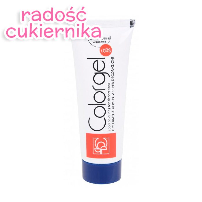 Barwnik spożywczy w żelu cukierkowy ciemnoniebieski tubka, 100 g 