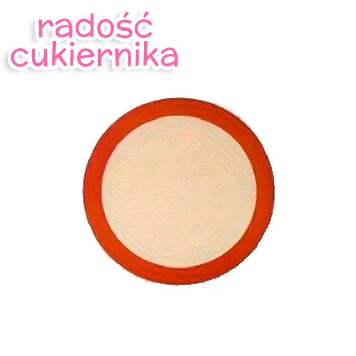 Mata silikonowa wzmocniona Macarons, d-20 cm 
